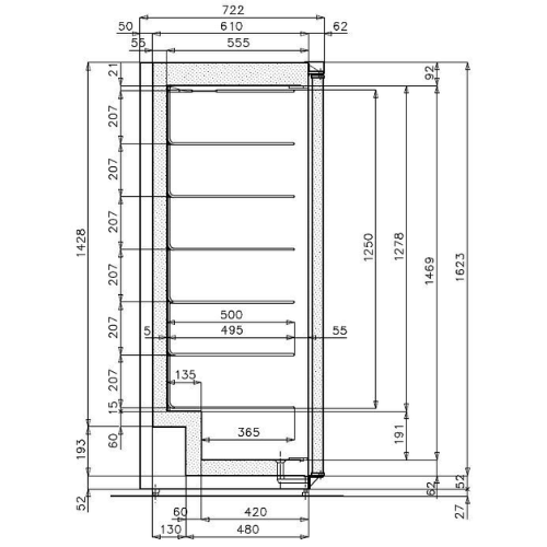 Armoire stockage froid négatif IARP AB 500 N