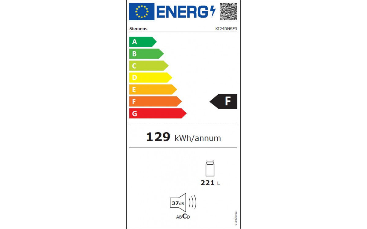 iQ100, Réfrigérateur intégrable, tout utile SIEMENS KI24RNSF3