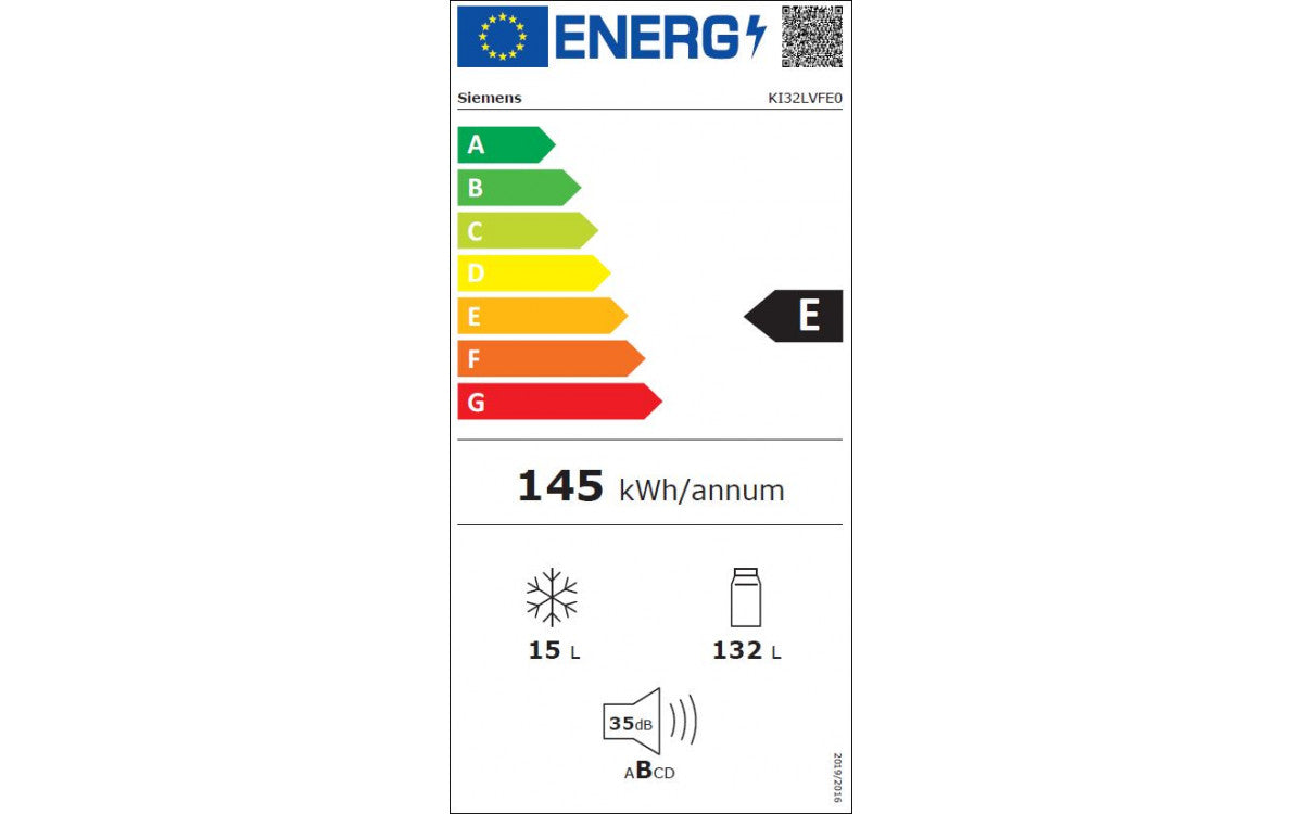 iQ300, Einbaukühlschrank mit Gefrierfach, 102,5 x 56 cm, Pantografenscharniere SIEMENS KI32LVFE0