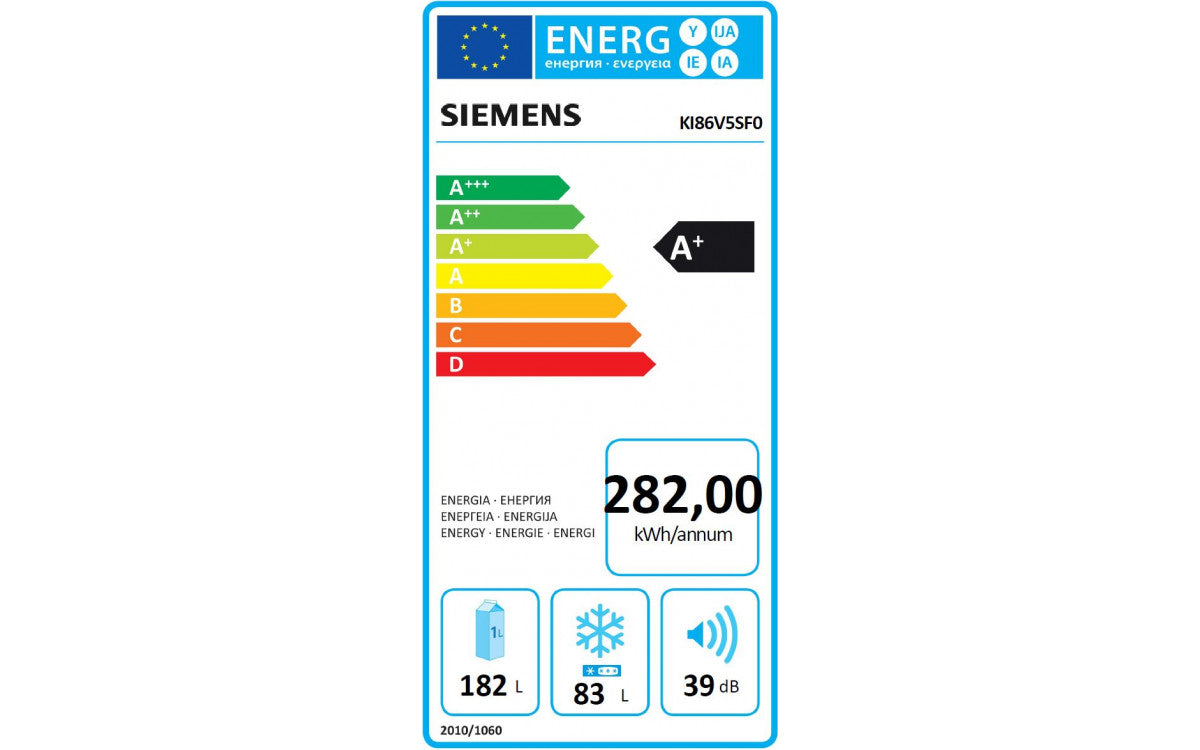 iQ100, Built-in Fridge Freezer, 177.2 x 54.1 cm SIEMENS KI86V5SF0 