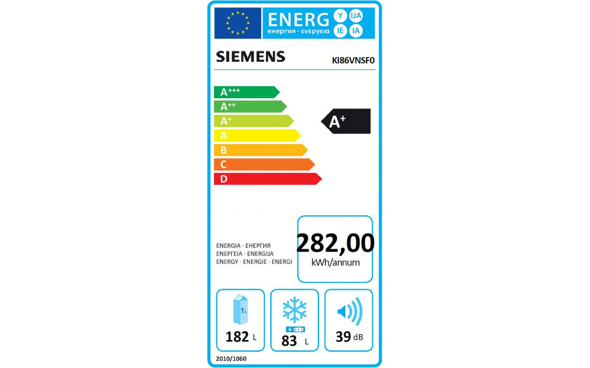 iQ100, Built-in Fridge Freezer, 177.2 x 54.1 cm SIEMENS KI86VNSF0