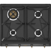 Table De Cuisson 4 Feux 60 cm Anthracite SMEG SRV864AOGH - vue 1