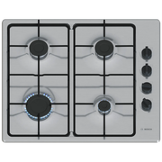Série 2, Table gaz, 60 cm, Inox BOSCH PBP6B5K80 - vue 1