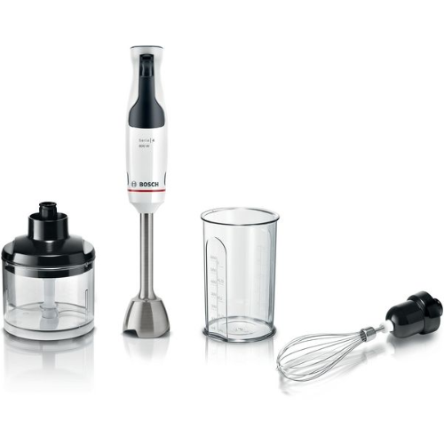 Série 4, Mixeur plongeant, ErgoMaster, 600 W, Blanc,BOSCH MSM4W220