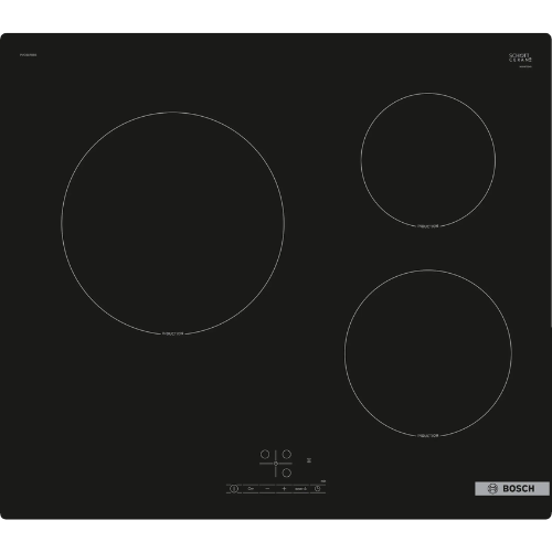 Série 4, Table à induction, 60 cm, Noir, sans cadre BOSCH PUC61RBB5E(F)