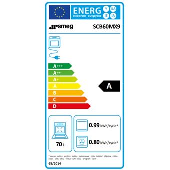 SMEG SCB60MX9, 60 cm Edelstahl-Gasherd
