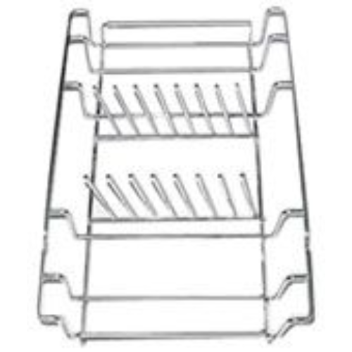 Support chromé pour 7 assiettes de centre de cuisson SMEG PR7A2 (#8887125)
