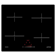 Table Induction noire 60cm 4 foyers AIRLUX ATI642BKN