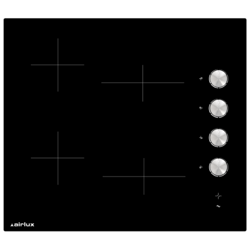 Table vitrocéramique 4 zones manettes AIRLUX AT64K01
