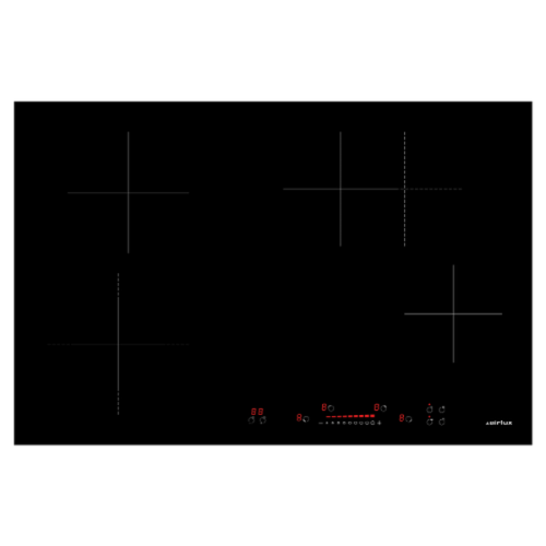 Table vitrocéramique noir, 220-240 V, 32 A, 50-60 Hz Airlux ATH75T01
