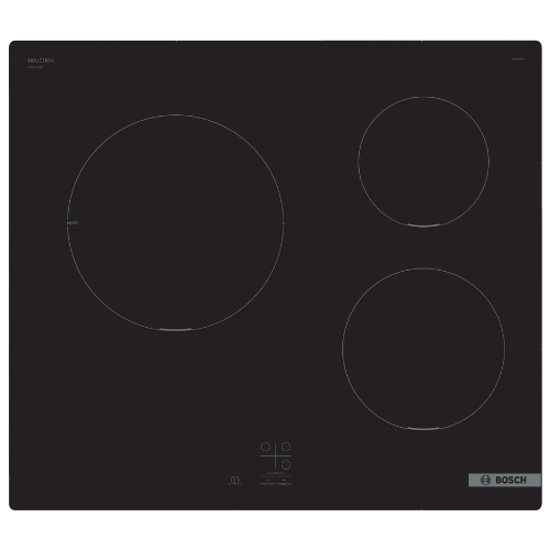 Series 2, Induction Hob, 60 cm, Black, Frameless BOSCH PUC611AA5E