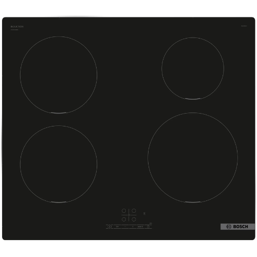 Série 4, Table à induction, 60 cm, Noir, sans cadre BOSCH PUE611BB5E - vue 1
