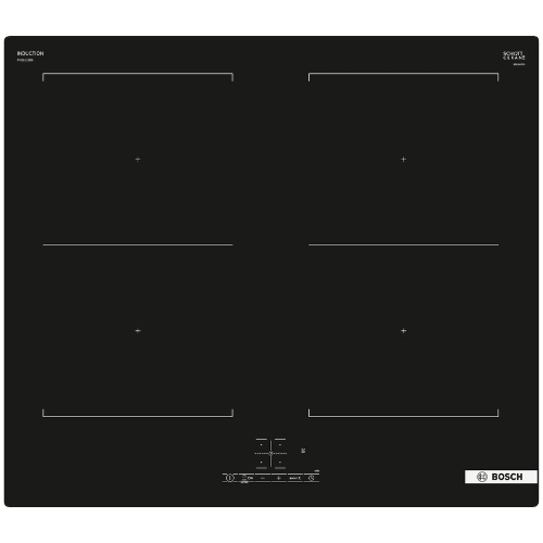 Série 4, Table à induction, 60 cm, Noir, sans cadre BOSCH PVQ611BB6E - vue 1