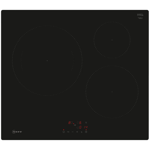 N 50, Table à induction, 60 cm, Noir, sans cadre NEFF T56NBJ1L0 - vue 1