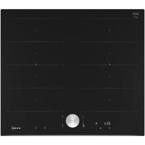 N 90, Table à induction, 60 cm, Noir, sans cadre NEFF T66FTX4L0 - vue 1