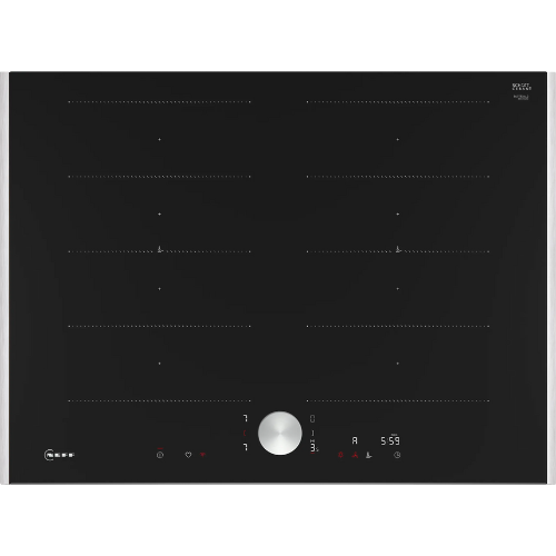 N 90, Table à induction, 70 cm, Noir, avec cadre NEFF T67TTX4L0 - vue 1