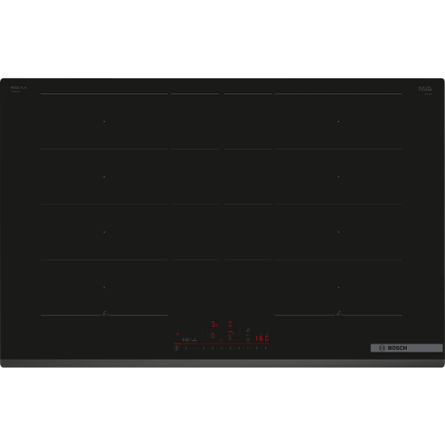 Série 6, Table à induction, 80 cm, Noir, sans cadre BOSCH PXY83KHC1E - vue 1