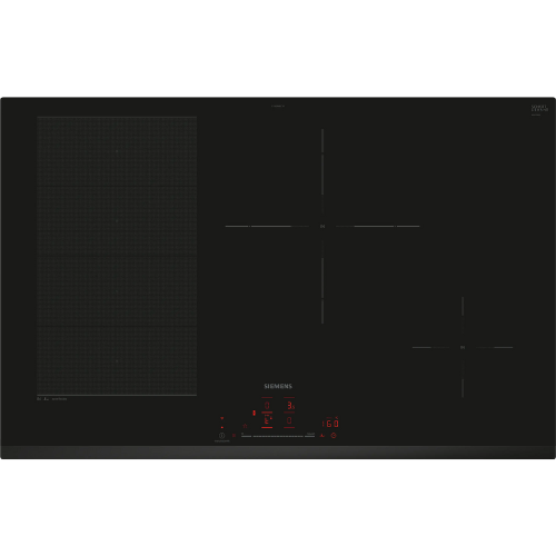 iQ700, Table à induction, 80 cm, Noir, sans cadre SIEMENS EX83RHEC1F - vue 1