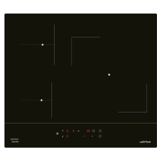 Table à induction gamme essentielle noir, 220-240 V, 32 A, 50-60 Hz Glem ATI630ESL