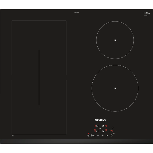 Table de Cuisson Vitrocéramique Noir 60 cm Siemens ED631BSB1E