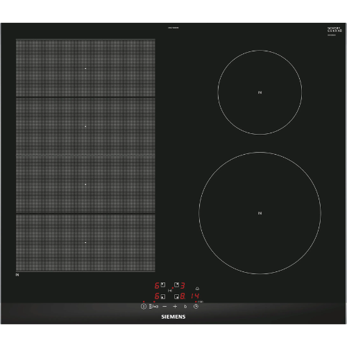 Table de Cuisson Vitrocéramique Noir 60 cm Siemens EX675BEB1E