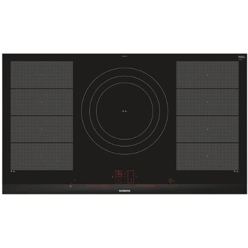 Table de Cuisson Vitrocéramique Noir 90 cm Siemens EX975LVV1E
