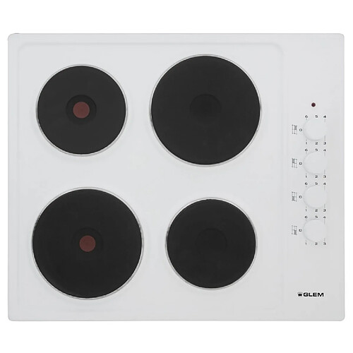 Table de cuisson électrique Glem GTL640WH - vue 1