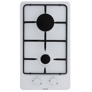 Table de cuisson gaz 2 feux Glem GT32WH - vue 1