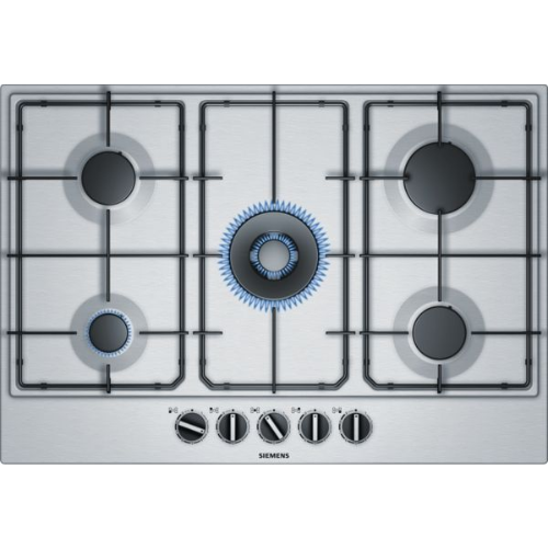 Table de cuisson gaz 5 feux 75cm Inox SIEMENS EC7A5QB80