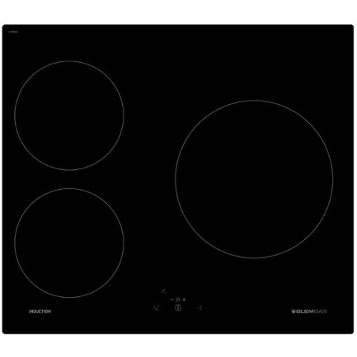 Table de cuisson induction 3 foyers Glem GTI630BK