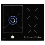 Table de cuisson mixte induction AIRLUX ATGI612BK(F) - vue 1