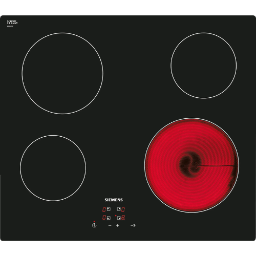 Table de cuisson vitrocéramique 4 feux 60cm SIEMENS ET611HE17F