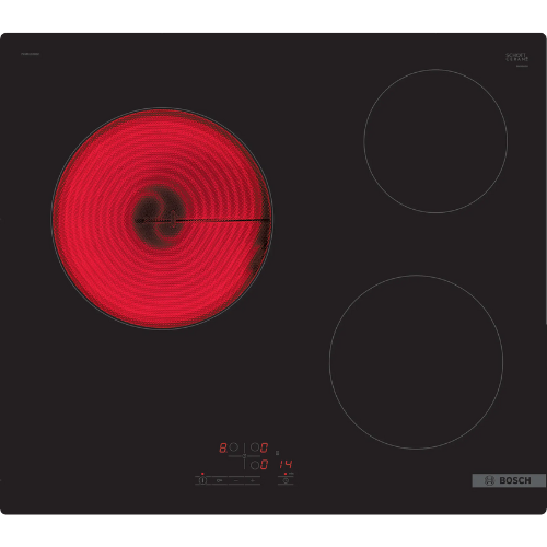 Série 4, Table électrique, 60 cm, Noir, sans cadre BOSCH PKM611BB8E - vue 1