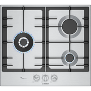 Série 6, Table gaz, 60 cm, Inox BOSCH PCC6A5I90 - vue 1