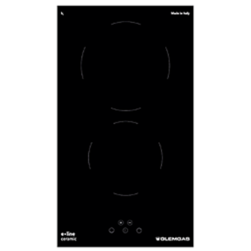Table vitrocéramique noir avec sécurité coupe-courant, 220-240 V, 16 A, 50-60 Hz Glem GTH32TC