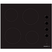 Table vitrocéramique noir sans sécurité coupe-courant, 220-240 V, 16 A, 50-60 Hz Glem GTH64K01