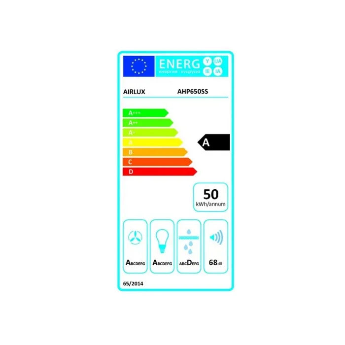 Hotte murale pyramide 60 cm AIRLUX AHP660SS EM