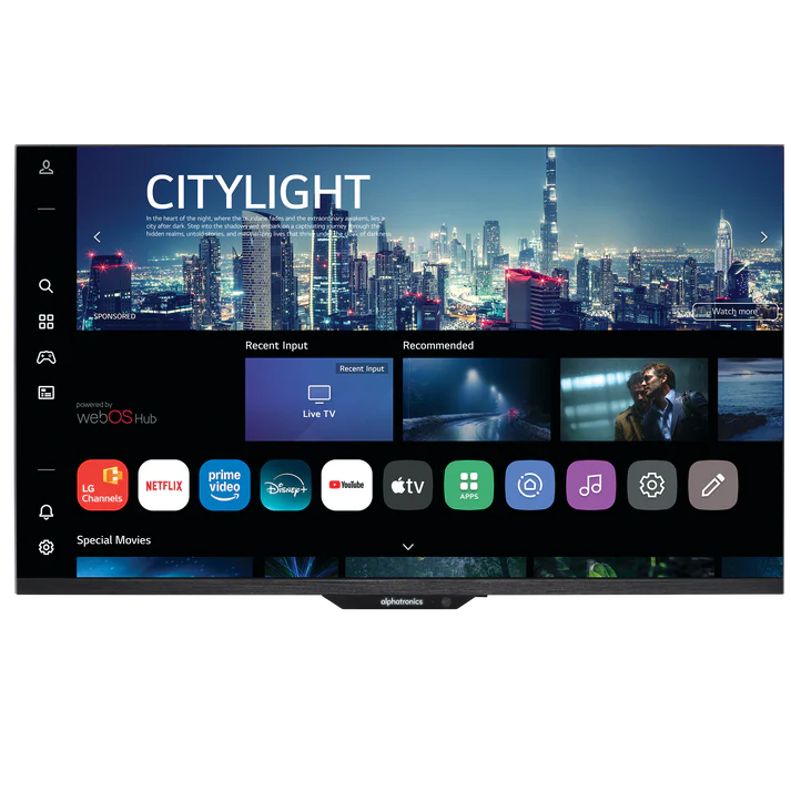 Téléviseur combi DVD Mobile 24" 60 cm Alphatronics  SL-LINIE SL 24 DW