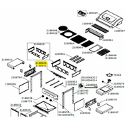 Support brûleur avec électrodes (allumage piezo) Campingaz Select 3 – 2188949