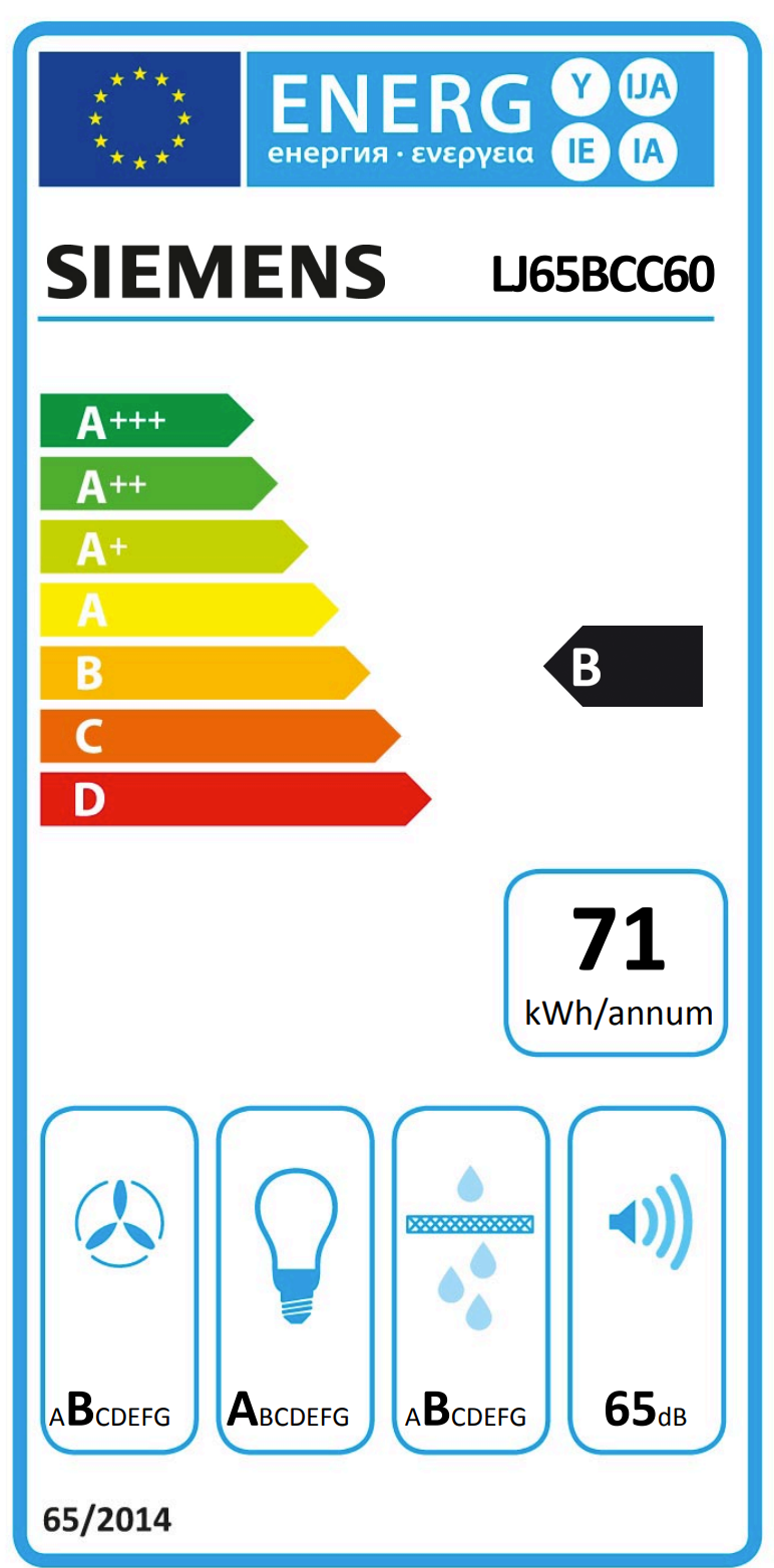 iQ300, Hotte design intégré, 60 cm, , Noir mat SIEMENS LJ65BCC60