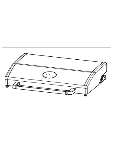 Couvercle avec thermomètre d'origine Campingaz Plancha 2 Cook / Sigma 2 Pro – 2217698