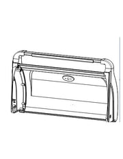 Couvercle sans thermomètre d'origine Campingaz Plancha EX3 – 2218701