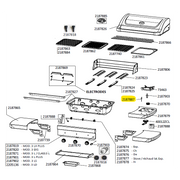 Électrode réchaud latéral barbecue Campingaz Compact 3 – 2187887
