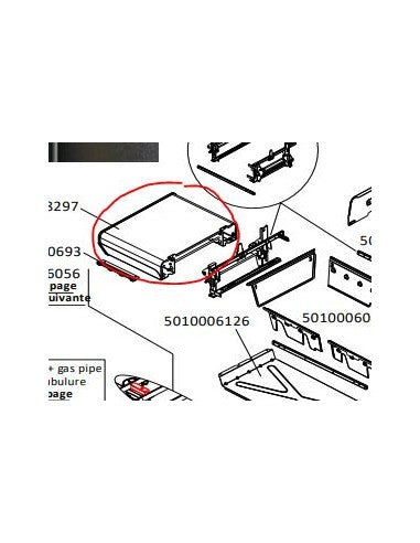 Étagère latérale noire Campingaz 3 & 4 Series Select / Premium / Onyx – 2188297