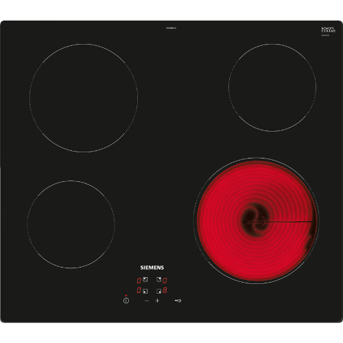 iQ100, Table électrique, 60 cm, Noir, sans cadre SIEMENS ET61RBEB8E - vue 1
