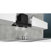 iQ500, Hotte design intégré, 60 cm, Noir avec finition en verre SIEMENS LJ67BAM60