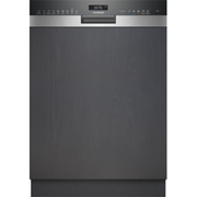 iQ500, Lave-vaisselle encastrable avec bandeau, 60 cm, Metallic SIEMENS SN55ZS12CE
