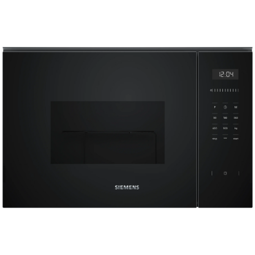 iQ500, Micro-ondes intégrable, 59 x 38 cm, Noir SIEMENS BE555LMB1 - vue 1