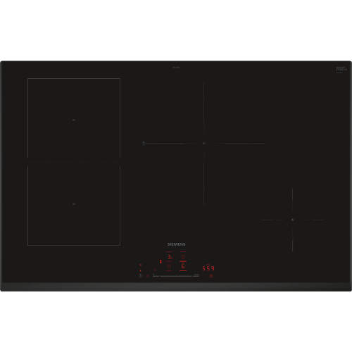 iQ500, Table à induction, 80 cm, Noir, sans cadre SIEMENS ED851HSB1E - vue 1