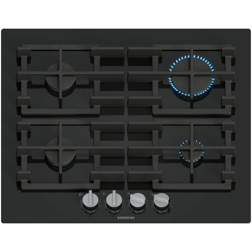 iQ500, Table gaz, 60 cm, Verre trempé, Noir SIEMENS EP6A6PI40 - vue 1